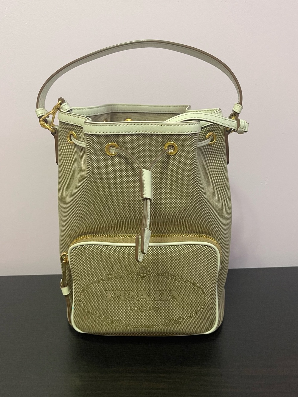 Prada Mini Bucket Crossbody